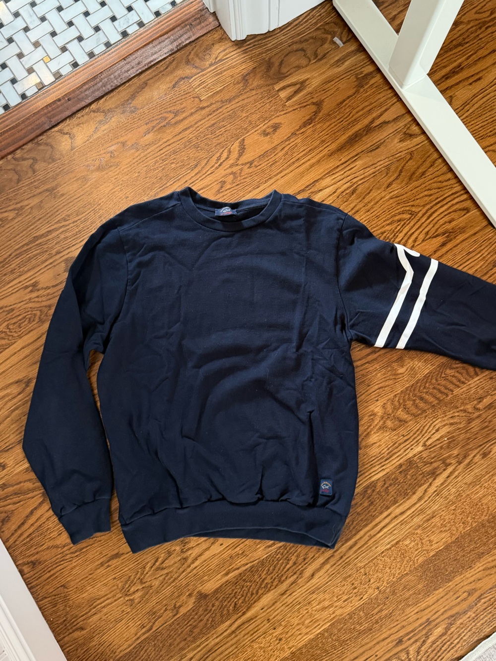 Paul & Shark Navy Sweatshirt with Red Logo Accent